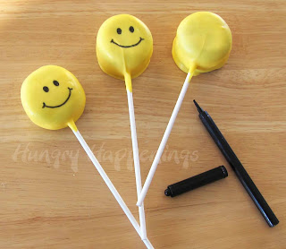   Smiley face lollipop